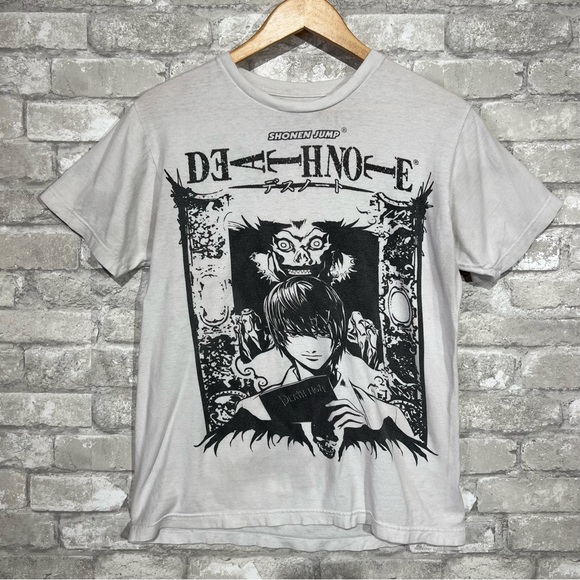 Death Note Women's Medium Anime Manga Graphic Tshirt Short Sleeve **FLAWED** - Picture 1 of 7